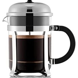 Bodum Chambord French Press Coffee Maker, 17 Ounce, .5 Liter, Chrome